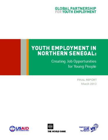Youth Employment in Northern Senegal: Creating Job Opportunities for Young People cover