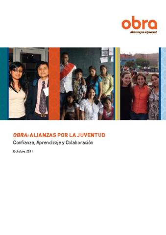 Obra: Alliances for Youth—Trust, Learning, and Collaboration Cover