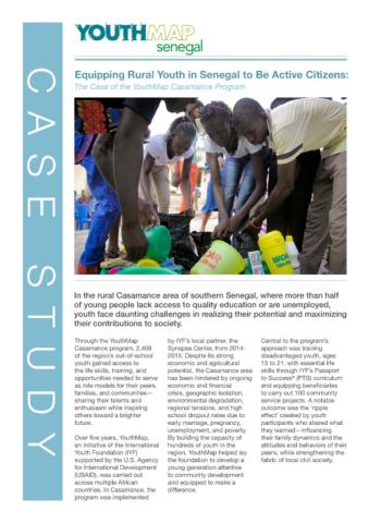 Equipping Rural Youth in Senegal to Be Active Citizens: The Case of YouthMap Casamance cover